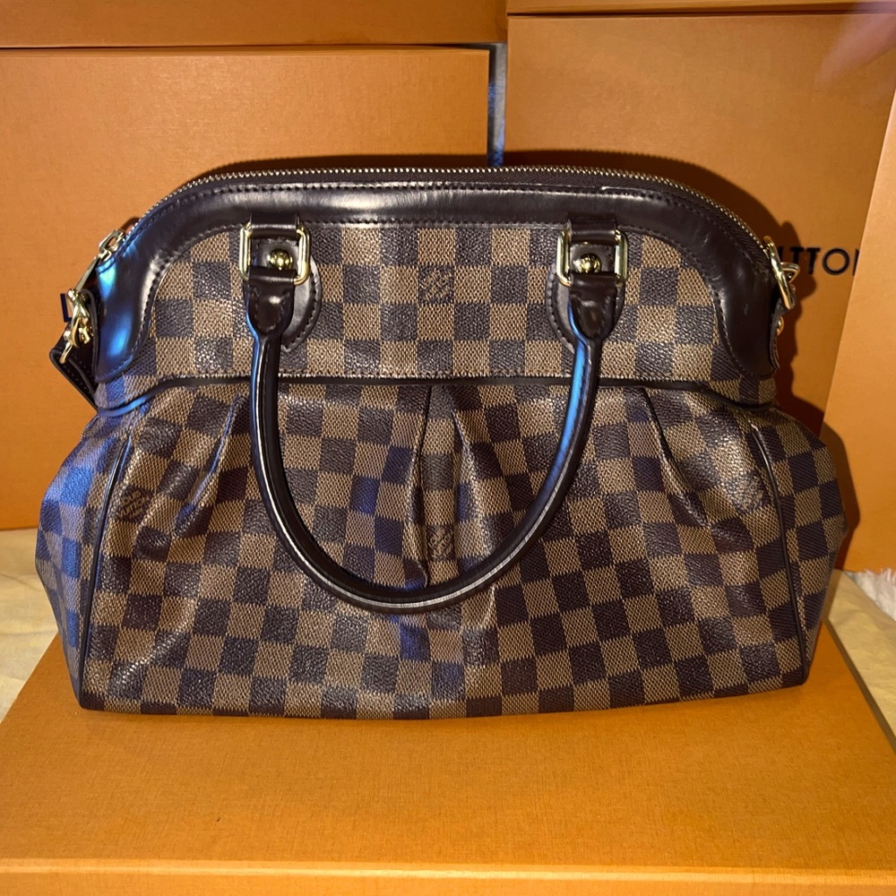 Vintage Damier Ebene Trevi PM